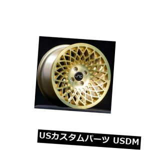 �C�O�A���z�C�[�� 4-�V����15�C���`JNC 043 JNC043�z�C�[��15x8 4x100 25�����S�[���h���� 4-New 15" JNC 043 JNC043 Wheels 15x8 4x100 25 Transparent Gold Rims
