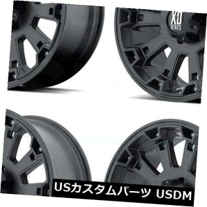�C�O�A���z�C�[�� 4-�V����17 XD XD800�~�X�t�B�b�g�z�C�[��17x9 6x135 0�}�b�g�u���b�N���� 4-New 17 XD XD800 Misfit Wheels 17x9 6x135 0 Matte Black Rims