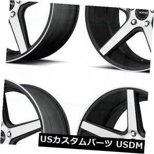 COAzC[ 4-V18 "KMC KM685fBXgNgzC[18x8 5x120 38TeubN}V 4-New 18" KMC KM685 District Wheels 18x8 5x120 38 Satin Black Machine Rims