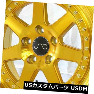 �C�O�A���z�C�[�� 4-�V����17 JNC 048 JNC048�z�C�[��17x8 / 17x9 4x100 30/25�����S�[���h�X�^�b�K�[�h 4-New 17 JNC 048 JNC048 Wheels 17x8/17x9 4x100 30/25 Transparent Gold Staggered
