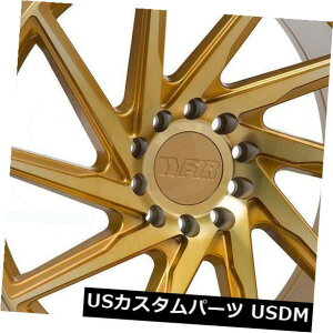 COAzC[ 4-V17 "F1R F29zC[17x8.5 5x100 / 5x114.3 38}VS[h 4-New 17" F1R F29 Wheels 17x8.5 5x100/5x114.3 38 Machine Gold Rims