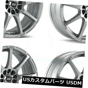 COAzC[ 4-V18C`Enkei EDR9zC[18x7.5 5x100 / 114.3 45Vo[yCg 4-New 18" Enkei EDR9 Wheels 18x7.5 5x100/114.3 45 Silver Paint Rims