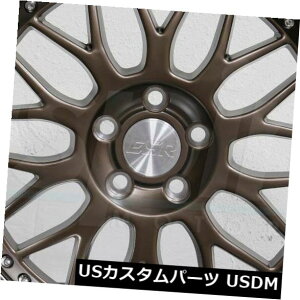 COAzC[ 4-V18C`ESR SR01 SR1zC[18x8.5 / 18x9.5 5x100 30/22uYX^bK[h 4-New 18" ESR SR01 SR1 Wheels 18x8.5/18x9.5 5x100 30/22 Bronze Staggered Rims
