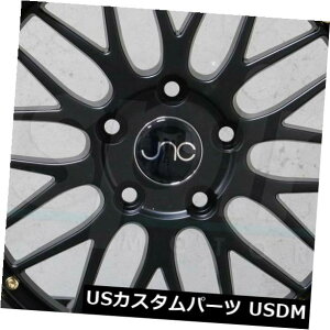 �C�O�A���z�C�[�� 4-�V����17 JNC 005 JNC005�z�C�[��17x8.5 5x100 30�u���b�N�B���� 4-New 17 JNC 005 JNC005 Wheels 17x8.5 5x100 30 Black. Rims