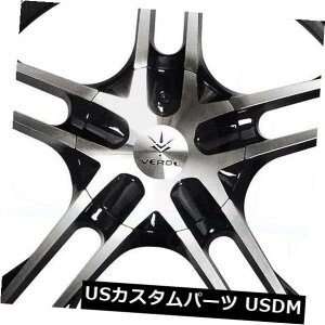 COAzC[ 4-V16C`Verde V36vgRzC[16x7 6x5 / 6x127 40ubN}Vh 4-New 16" Verde V36 Protocol Wheels 16x7 6x5/6x127 40 Black Machined Rims