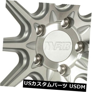 �C�O�A���z�C�[�� 4-�V����18�C���`F1R F101�z�C�[��18x8.5 5x114.3 38�}�V���V���o�[���� 4-New 18 F1R F101 Wheels 18x8.5 5x114.3 38 Machine Silver Rims �y���s�A���i�z