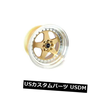 COAzC[ 4-V18C`JNC 010 JNC010zC[18x9 5x120 30S[h}Vbv 4-New 18" JNC 010 JNC010 Wheels 18x9 5x120 30 Gold Machine Lip Rims