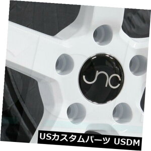 COAzC[ 4-V18C`JNC 026 JNC026zC[18x8 5x100 35zCg 4-New 18" JNC 026 JNC026 Wheels 18x8 5x100 35 White Rims