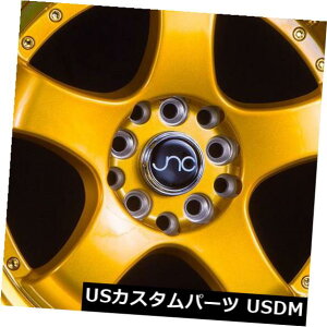 �C�O�A���z�C�[�� 4-�V����17�C���`JNC 017 JNC017�z�C�[��17x9 5x100 / 5x114.3 20�����S�[���h���� 4-New 17" JNC 017 JNC017 Wheels 17x9 5x100/5x114.3 20 Transparent Gold Rims