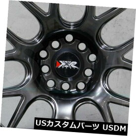 海外輸入ホイール 4-新しい18インチXXR 530ホイール18x8.75 5x100 / 5x114.3 20クロムブラックリム 4-New 18" XXR 530 Wheels 18x8.75 5x100/5x114.3 20 Chromium Black Rims