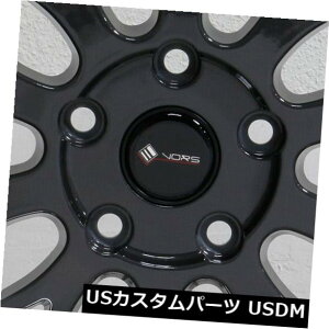 �C�O�A���z�C�[�� 4-�V����18 Vors VR8 Wheels 18x8 / 18x9 5x120 35/35 Hyper Black Staggered Rims 4-New 18 Vors VR8 Wheels 18x8/18x9 5x120 35/35 Hyper Black Staggered Rims �y���s�A���i�z