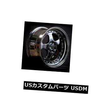 �C�O�A���z�C�[�� 4-�V����18�C���`JNC 010 JNC010�z�C�[��18x9 / 18x10 5x114.3 30/30�u���b�N�N�����璹 4-New 18 JNC 010 JNC010 Wheels 18x9/18x10 5x114.3 30/30 Black Chrome Staggered �y���s�A���i�z