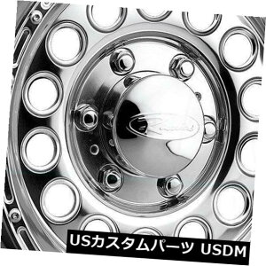 COAzC[ 4-V16C`Raceline 887bNNbV[zC[16x10 8x6.5 / 8x165.1 -24|bV 4-New 16" Raceline 887 Rock Crusher Wheels 16x10 8x6.5/8x165.1 -24 Polished Rims