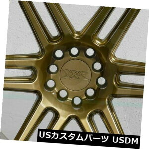 COAzC[ 4-V18C`XXR 558zC[18x8.75 5x100 / 5x114.3 19S[h 4-New 18" XXR 558 Wheels 18x8.75 5x100/5x114.3 19 Gold Rims