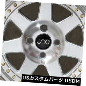 �C�O�A���z�C�[�� 4-�V����17 JNC 048 JNC048�z�C�[��17x8 / 17x9 4x100 30/25�V���o�[�}�V���t�F�C�X�B�X�^�b�O 4-New 17 JNC 048 JNC048 Wheels 17x8/17x9 4x100 30/25 Silver Machine Face. Stagg