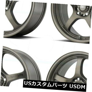 COAzC[ 4-V17C`Motegi MR131zC[17x7 / 17x8 5x112 45/40}bguYX^bK[h 4-New 17" Motegi MR131 Wheels 17x7/17x8 5x112 45/40 Matte Bronze Staggered Rims