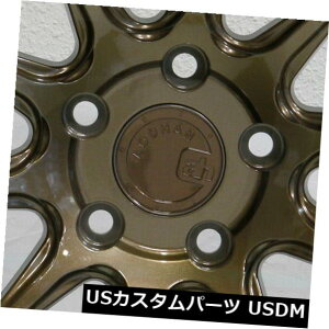 COAzC[ 4-V18C`Aodhan DS07 DS7zC[18x8.5 / 18x9.5 5x114.3 35/15uYX^bK[hRi 4-New 18" Aodhan DS07 DS7 Wheels 18x8.5/18x9.5 5x114.3 35/15 Bronze Staggered Ri
