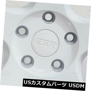 COAzC[ 4-V18C`ESR SR06 SR6zC[18x8.5 5x114.3 30zCg 4-New 18" ESR SR06 SR6 Wheels 18x8.5 5x114.3 30 White Rims