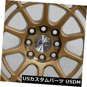 COAzC[ 4-V18C`Aodhan AH04 AH4zC[18x9.5 5x114.3 30S[h 4-New 18" Aodhan AH04 AH4 Wheels 18x9.5 5x114.3 30 Gold Rims