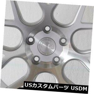 COAzC[ 4-V19C`Aodhan LS002 LS2zC[19x8.5 5x120 35Vo[HtFCX 4-New 19" Aodhan LS002 LS2 Wheels 19x8.5 5x120 35 Silver Machined Face Rims