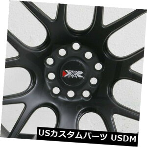 �C�O�A���z�C�[�� 4-�V����17 XXR 530�z�C�[��17x8.25 4x100 / 4x114.3 25�t���b�g�u���b�N���� 4-New 17 XXR 530 Wheels 17x8.25 4x100/4x114.3 25 Flat Black Rims