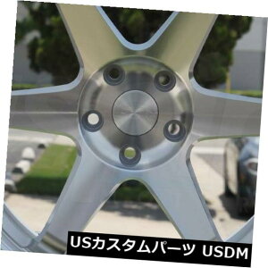 �C�O�A���z�C�[�� 4-�V����18�C���`ESR SR07 SR7�z�C�[��18x8.5 / 18x9.5 5x114.3 30/35�@�B���H�V���o�[�X�^�b�W 4-New 18 ESR SR07 SR7 Wheels 18x8.5/18x9.5 5x114.3 30/35 Machined Silver Stagge �y���s�A���i�z