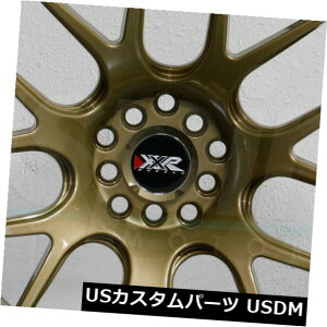 �C�O�A���z�C�[�� 4-�V����17 XXR 530�z�C�[��17x8.25 5x100 / 5x114.3 35�S�[���h���� 4-New 17 XXR 530 Wheels 17x8.25 5x100/5x114.3 35 Gold Rims �y���s�A���i�z