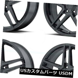 �C�O�A���z�C�[�� 4-�V����17 American Racing AR907�z�C�[��17x7.5 5x120 42�O���X�u���b�N���� 4-New 17 American Racing AR907 Wheels 17x7.5 5x120 42 Gloss Black Rims