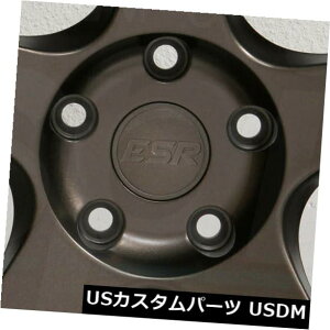 �C�O�A���z�C�[�� 4-�V����18�C���`ESR SR06 SR6�z�C�[��18x8.5 / 18x9.5 5x114.3 30/22�u�����Y�X�^�b�K�[�h���� 4-New 18 ESR SR06 SR6 Wheels 18x8.5/18x9.5 5x114.3 30/22 Bronze Staggered Rims �y���s�A���i�z