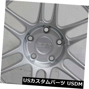 �C�O�A���z�C�[�� 4-�V����17 ESR SR11�z�C�[��17x9 5x114.3 30�n�C�p�[�V���o�[���� 4-New 17 ESR SR11 Wheels 17x9 5x114.3 30 Hyper Silver Rims �y���s�A���i�z