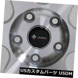 海外輸入ホイール 4-新しい18インチVors TR37ホイール18x8.5 5x112 35シルバーリム 4-New 18" Vors TR37 Wheels 18x8.5 5x112 35 Silver Rims