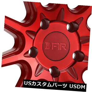 �C�O�A���z�C�[�� 4-�V����18�C���`F1R F101�z�C�[��18x8.5 / 18x9.5 5x114.3 38/38�L�����f�B���b�h�X�^�b�K�[�h���� 4-New 18 F1R F101 Wheels 18x8.5/18x9.5 5x114.3 38/38 Candy Red Staggered Rims �y���s�A���i�z