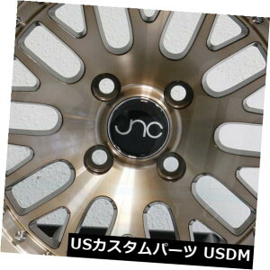 �C�O�A���z�C�[�� 4-�V����17�C���`JNC 001 JNC001�z�C�[��17x9 5x100 / 5x114.3 20�����u�����Y���� 4-New 17" JNC 001 JNC001 Wheels 17x9 5x100/5x114.3 20 Transparent Bronze Rims