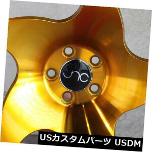 COAzC[ 4-V18C`JNC 036 JNC036zC[18x8.5 / 18x9.5 5x100 35/38S[hStagg 4-New 18" JNC 036 JNC036 Wheels 18x8.5/18x9.5 5x100 35/38 Transparent Gold Stagg