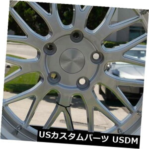 �C�O�A���z�C�[�� 4-�V����18�C���`ESR SR05 SR5�z�C�[��18x8.5 5x120 30�n�C�p�[�V���o�[���� 4-New 18 ESR SR05 SR5 Wheels 18x8.5 5x120 30 Hyper Silver Rims �y���s�A���i�z