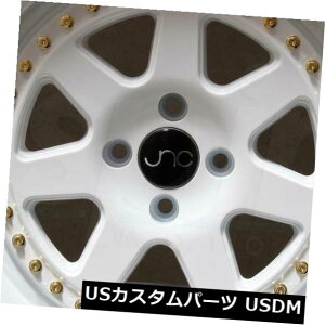 COAzC[ 4-V17 "JNC 048 JNC048zC[17x8 4x100 30zCgB 4-New 17" JNC 048 JNC048 Wheels 17x8 4x100 30 White. Rims
