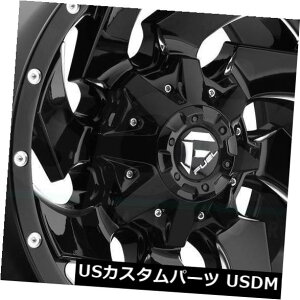 COAzC[ 4-V18 "Fuel Cleaver D574 Wheels 18x9 8x170 1 Black Milled Rims 4-New 18" Fuel Cleaver D574 Wheels 18x9 8x170 1 Black Milled Rims