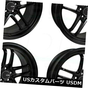 COAzC[ 4-V18C`Enkei TSP5zC[18x9.5 5x114.3 15}bgubN 4-New 18" Enkei TSP5 Wheels 18x9.5 5x114.3 15 Matte Black Rims