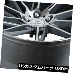 �C�O�A���z�C�[�� 4-�V����20 Verde V25�ʎq�z�C�[��20x9 / 20x10.5 5x120 20/27�O���t�@�C�g���HSt 4-New 20 Verde V25 Quantum Wheels 20x9/20x10.5 5x120 20/27 Graphite Machined St �y���s�A���i�z