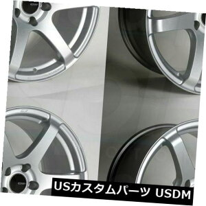 COAzC[ 4-V18C`Enkei T6SzC[18x9.5 5x112 35Vo[yCg 4-New 18" Enkei T6S Wheels 18x9.5 5x112 35 Silver Paint Rims