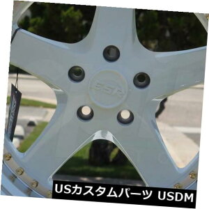 �C�O�A���z�C�[�� 4-�V����19�C���`ESR SR04 SR4�z�C�[��19x9.5 5x120 22�z���C�g���� 4-New 19 ESR SR04 SR4 Wheels 19x9.5 5x120 22 White Rims �y���s�A���i�z