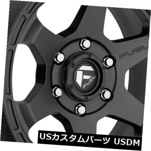 �C�O�A���z�C�[�� 4-�V����17 Fuel Shok D664�z�C�[��17x10 6x135 -18�u���b�N���� 4-New 17 Fuel Shok D664 Wheels 17x10 6x135 -18 Black Rims