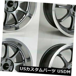 COAzC[ 4-V18 "~cV_zC[18x8.5 5x112 42K^yCg 4-New 18" Enkei Tenjin Wheels 18x8.5 5x112 42 Gunmetal Paint Rims