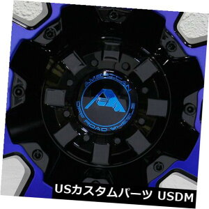 COAzC[ 4-V20 "AJ̃It[hA108zC[20x10 5x150 -24ubN}Vhu[ 4-New 20" American Off-Road A108 Wheels 20x10 5x150 -24 Black Machined Blue Rims