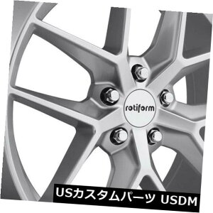 COAzC[ 4-V18C`Rotiform FLG R133zC[18x8.5 5x108 45Vo[ 4-New 18" Rotiform FLG R133 Wheels 18x8.5 5x108 45 Silver Rims