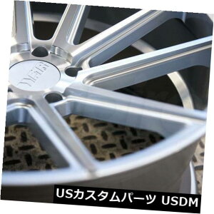 �C�O�A���z�C�[�� 4-�V����20 F1R F27�z�C�[��20x8.5 5x114.3 15�}�V���V���o�[���� 4-New 20 F1R F27 Wheels 20x8.5 5x114.3 15 Machine Silver Rims �y���s�A���i�z
