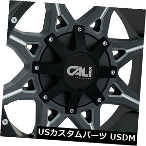�C�O�A���z�C�[�� 4-New 20 Cali Off-Road Obnoxious Wheels 20x9 6x135 / 6x5.5 0�T�e���u���b�N�~���hR 4-New 20 Cali Off-Road Obnoxious Wheels 20x9 6x135/6x5.5 0 Satin Black Milled R �y���s�A���i�z