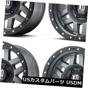 COAzC[ 4-V16C`XD XD128}`F[ezC[16x8 6x5.5 / 6x139.7 0K^ubN 4-New 16" XD XD128 Machete Wheels 16x8 6x5.5/6x139.7 0 Gunmetal Black Rims