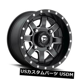 海外輸入ホイール 4-新しい22 "Fuel Maverick ATV UTV D538 Wheels 22x7 4x110 13 Black Milled Rims 4-New 22" Fuel Maverick ATV UTV D538 Wheels 22x7 4x110 13 Black Milled Rims
