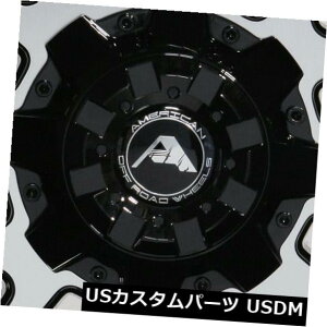 COAzC[ 4-V20 "AJ̃It[hA105zC[20x10 6x135 -24ubNH 4-New 20" American Off-Road A105 Wheels 20x10 6x135 -24 Black Machined Rims